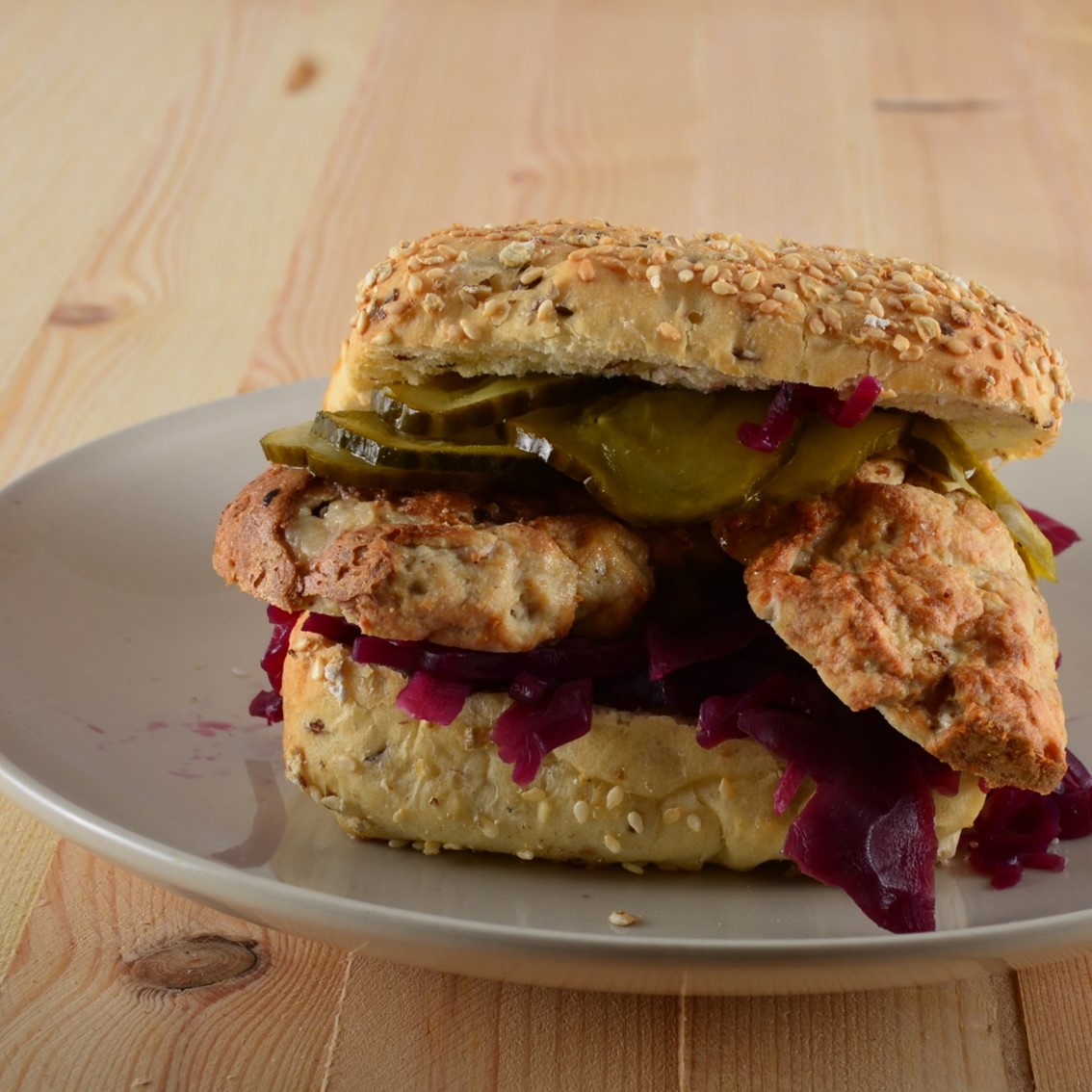 Frikadelle sandwich - Burger/Sandwich - MølleVognen